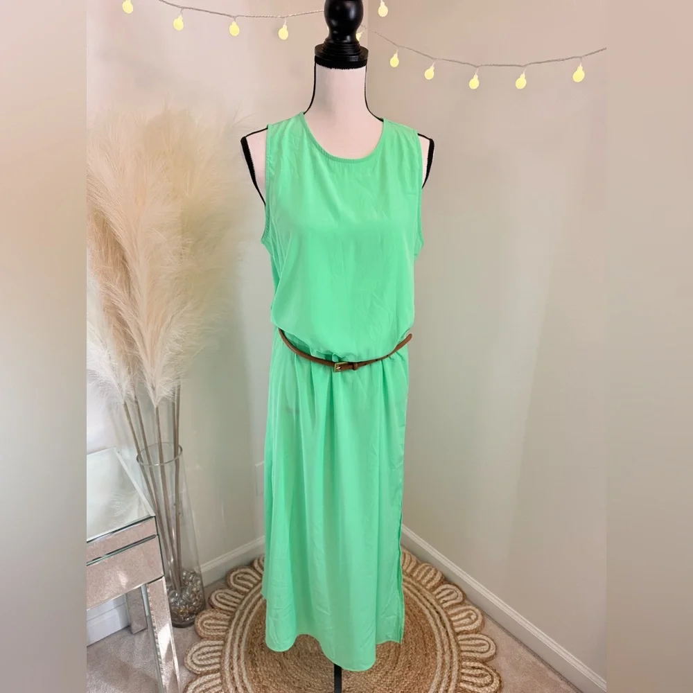 🌾‎ J. Crew Mint Green Maxi Dress
